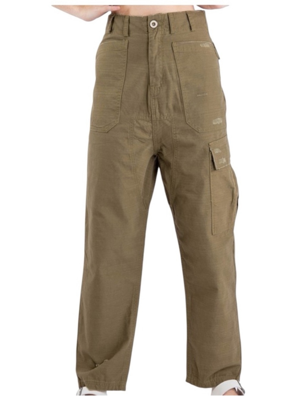 Bluevelvet Women's Utility Cargo Pants_NWT_Sz Medium_Olive